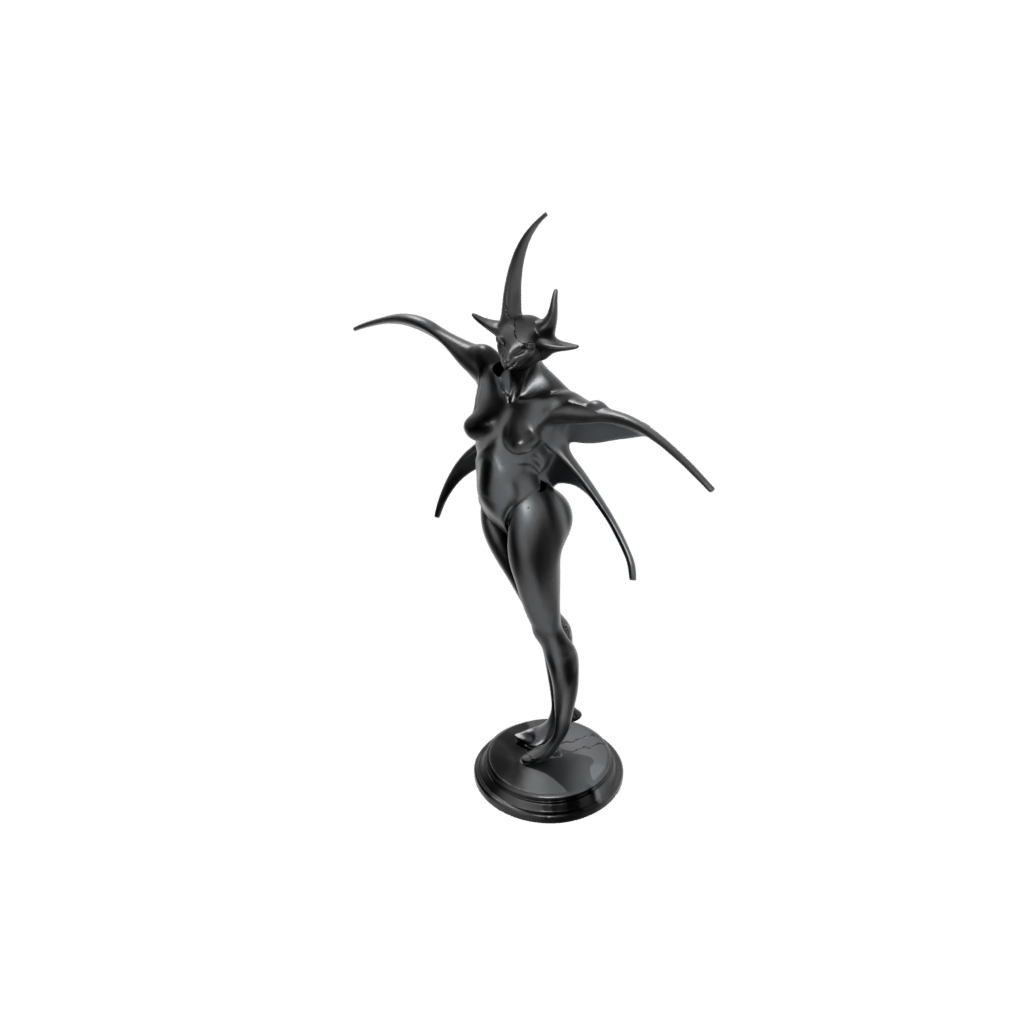 Obsidian Floral Flexi Manta Ray