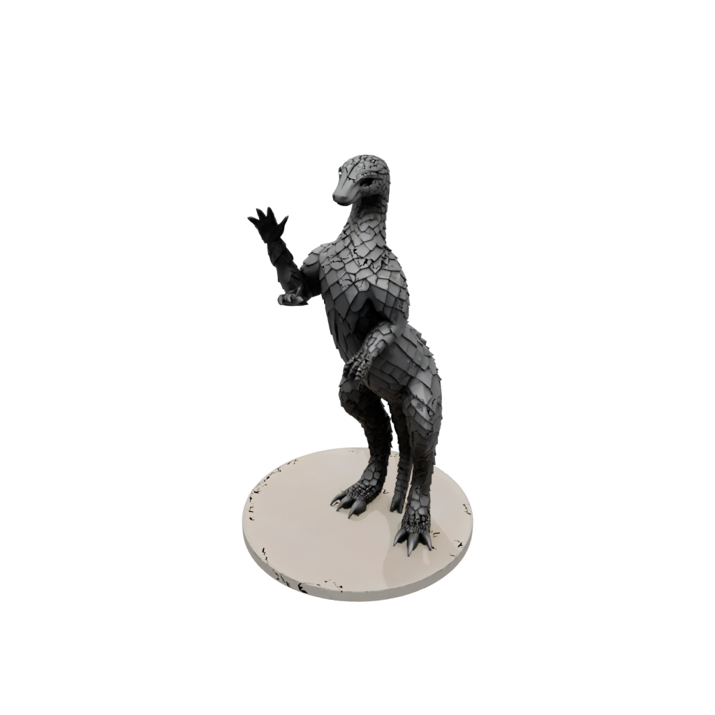 Obsidian Floral Flexi Pangolin