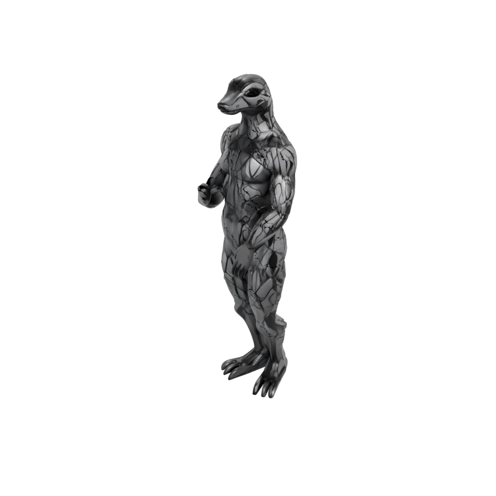 Obsidian Floral Flexi Platypus