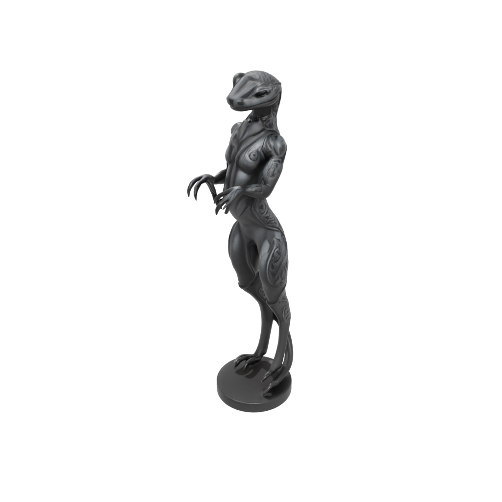 Obsidian Floral Flexi Salamander