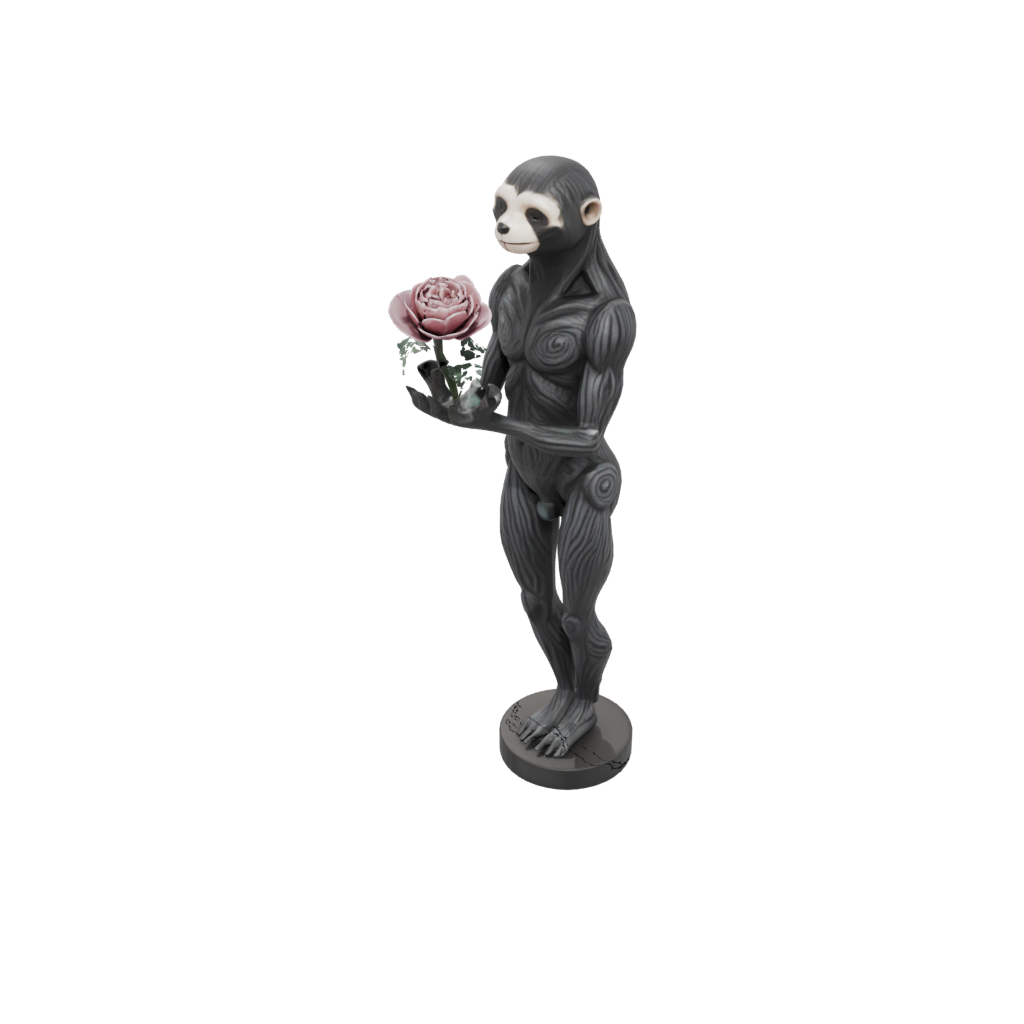 Obsidian Floral Flexi Sloth