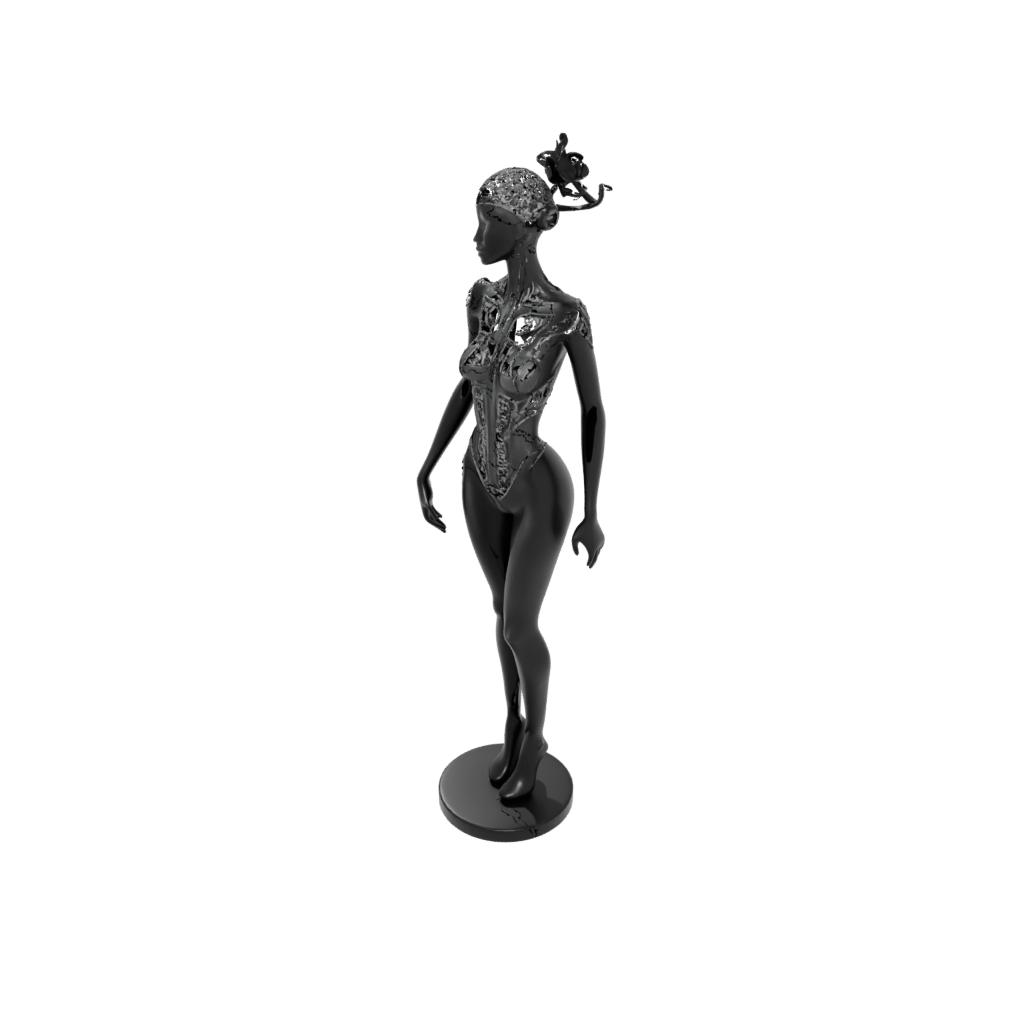 Obsidian Floral Flexi Stingray