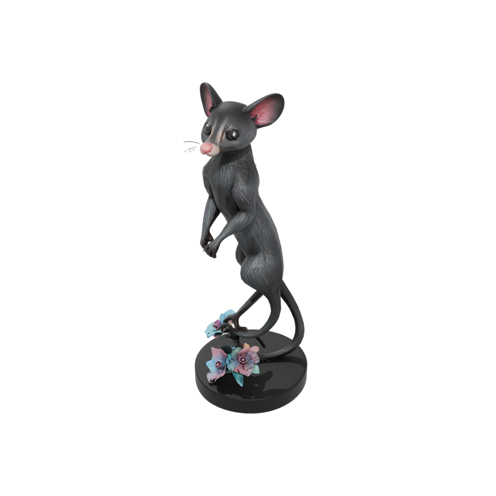Obsidian Floral Flexi Sugar Glider