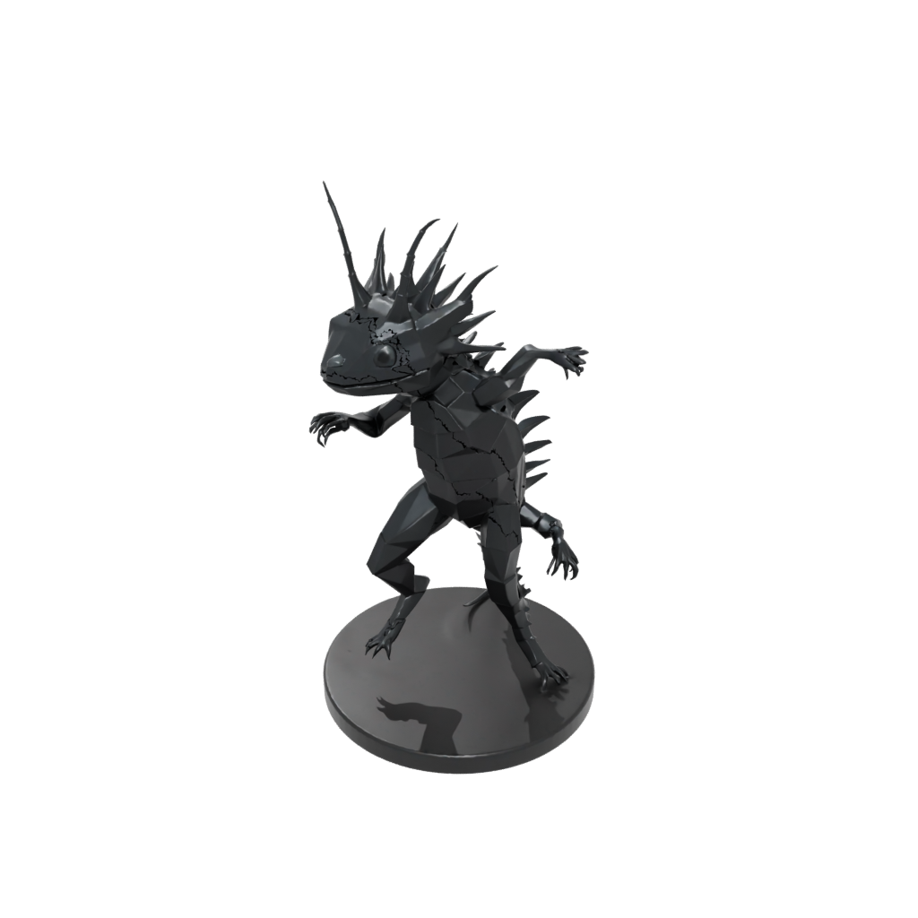 Obsidian Geo Flexi Axolotl