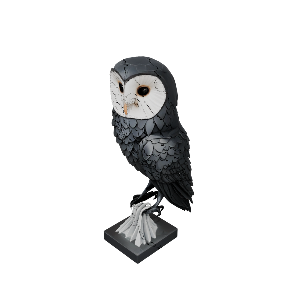Obsidian Geo Flexi Barn Owl