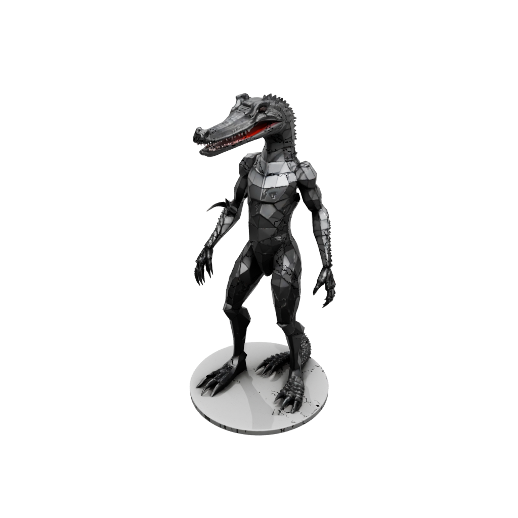 Obsidian Geo Flexi Crocodile