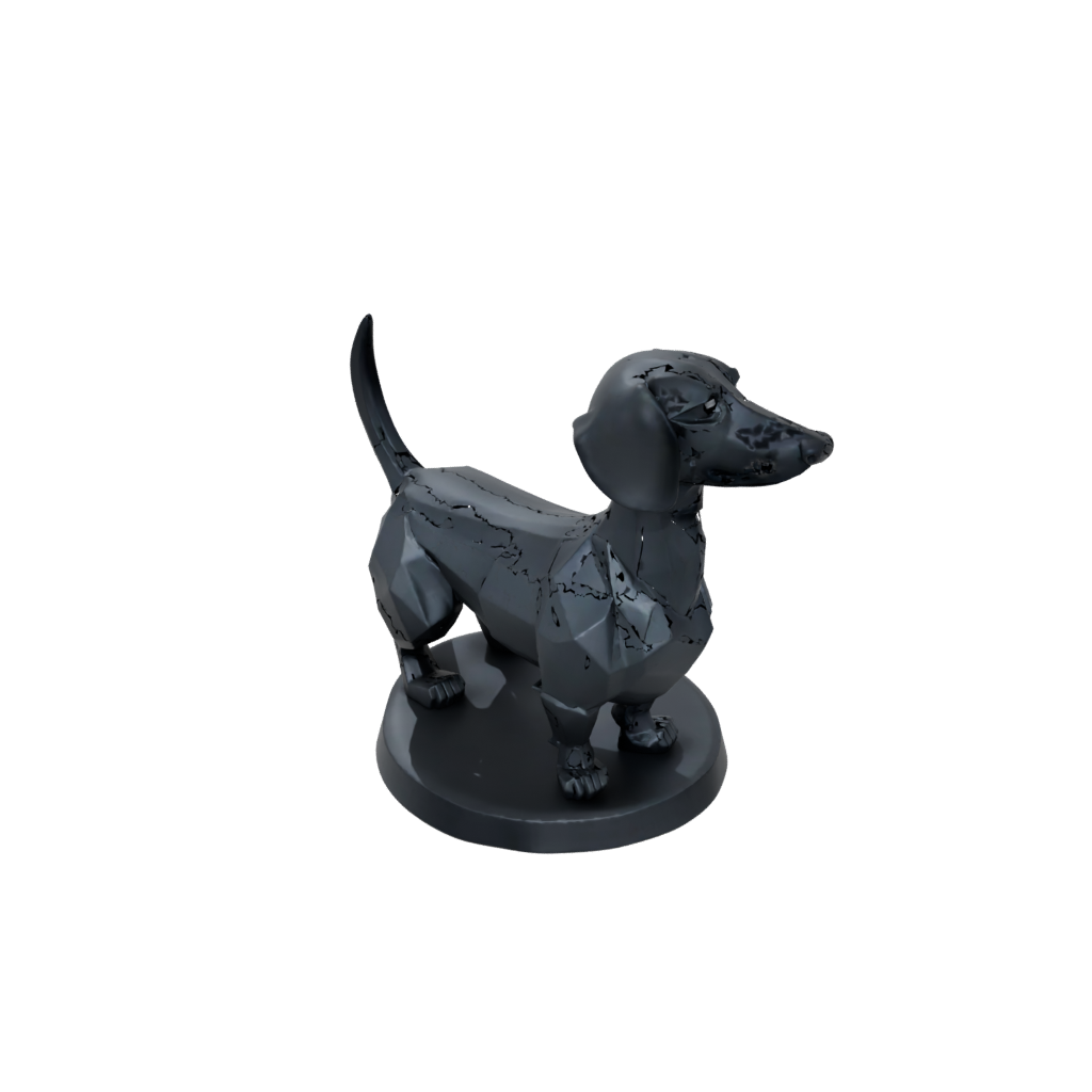 Obsidian Geo Flexi Dachshund Dog