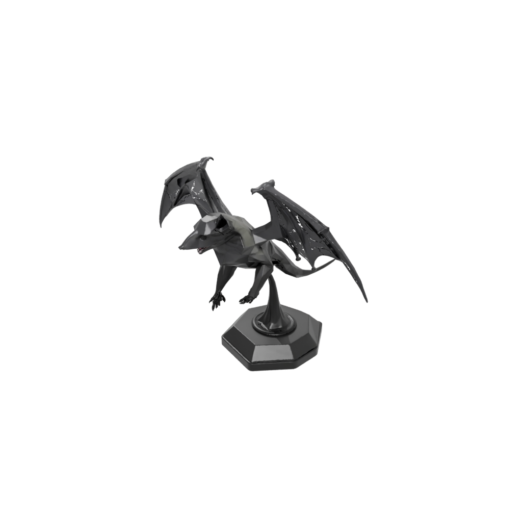 Obsidian Geo Flexi Fruit Bat
