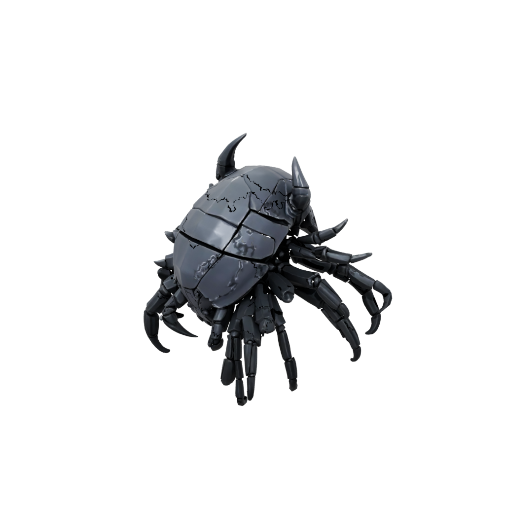 Obsidian Geo Flexi Hermit Crab