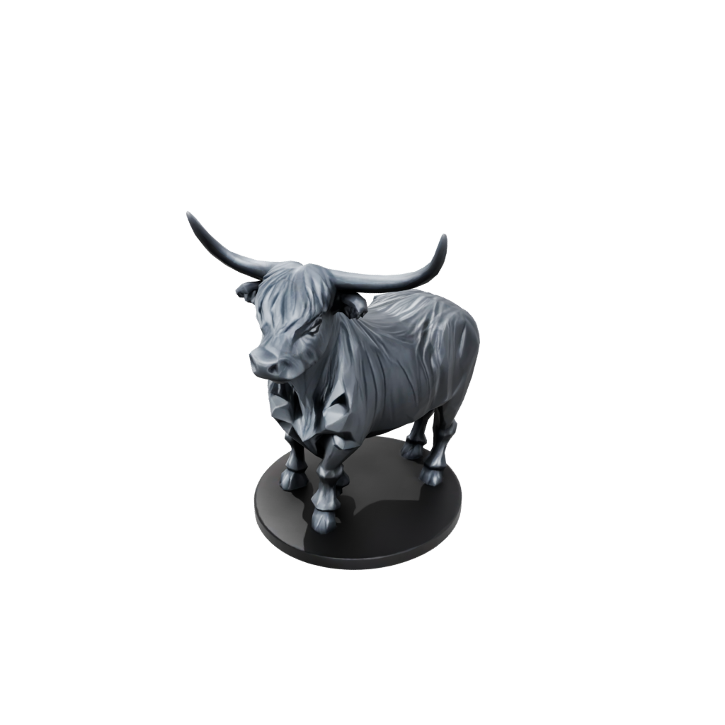 Obsidian Geo Flexi Highland Cow