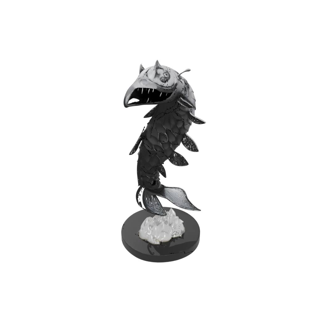 Obsidian Geo Flexi Koi Fish