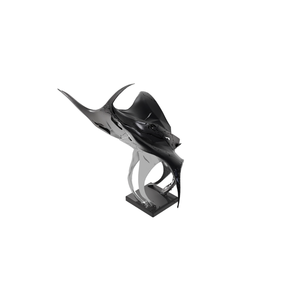 Obsidian Geo Flexi Manta Ray