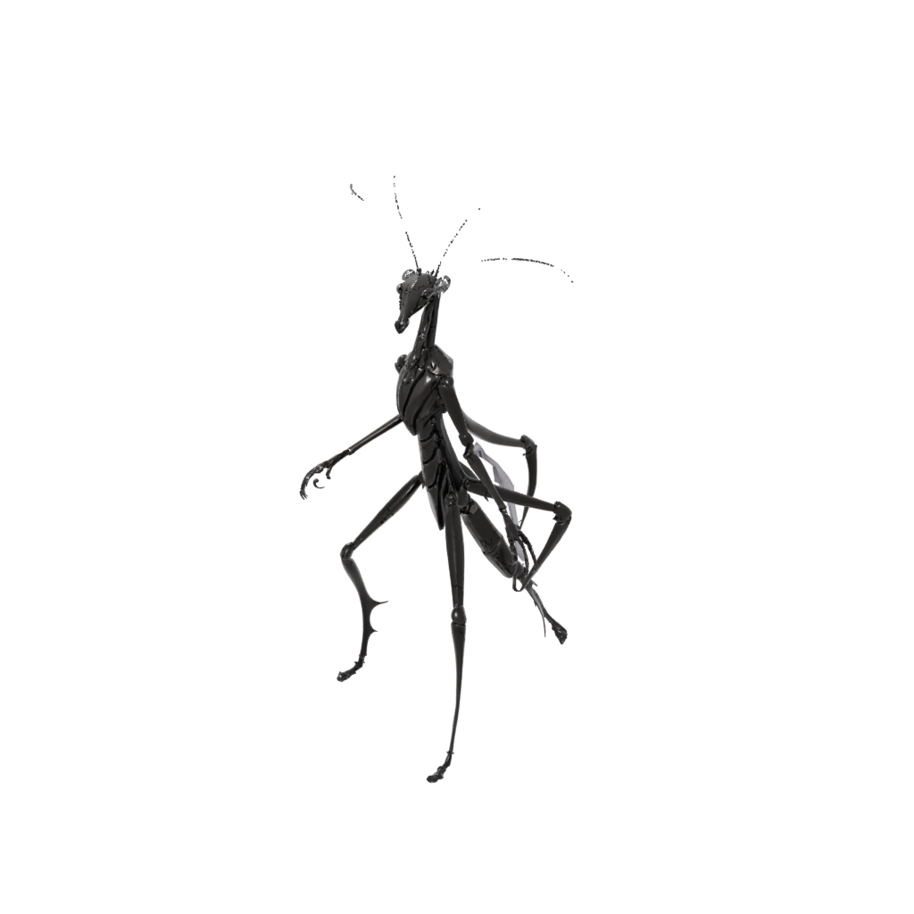 Obsidian Geo Flexi Praying Mantis