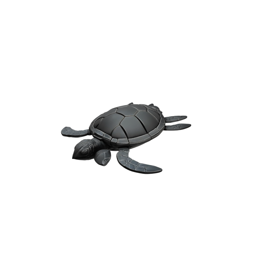 Obsidian Geo Flexi Sea Turtle