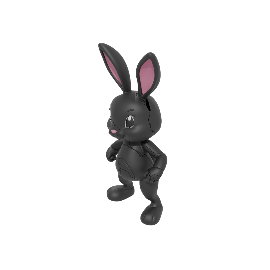 Obsidian Kawaii Flexi Bunny Rabbit