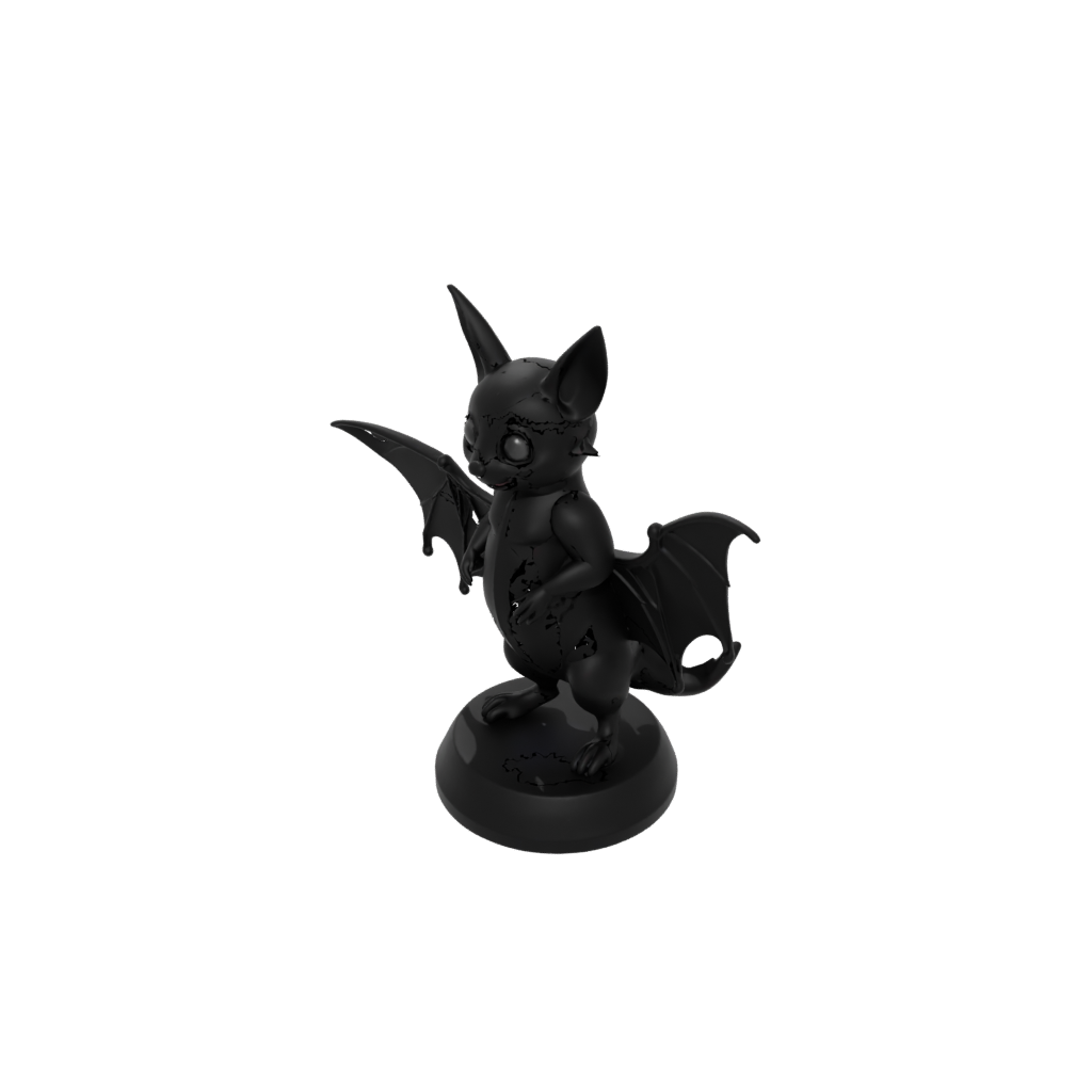 Obsidian Kawaii Flexi Fruit Bat