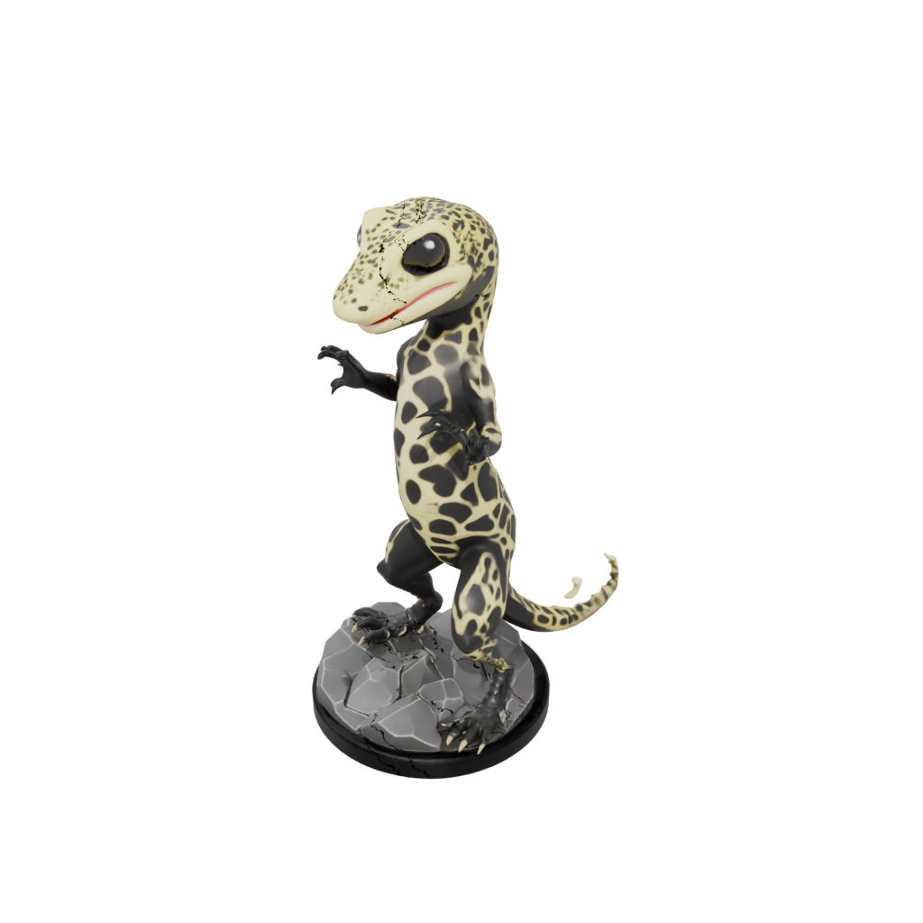 Obsidian Kawaii Flexi Leopard Gecko