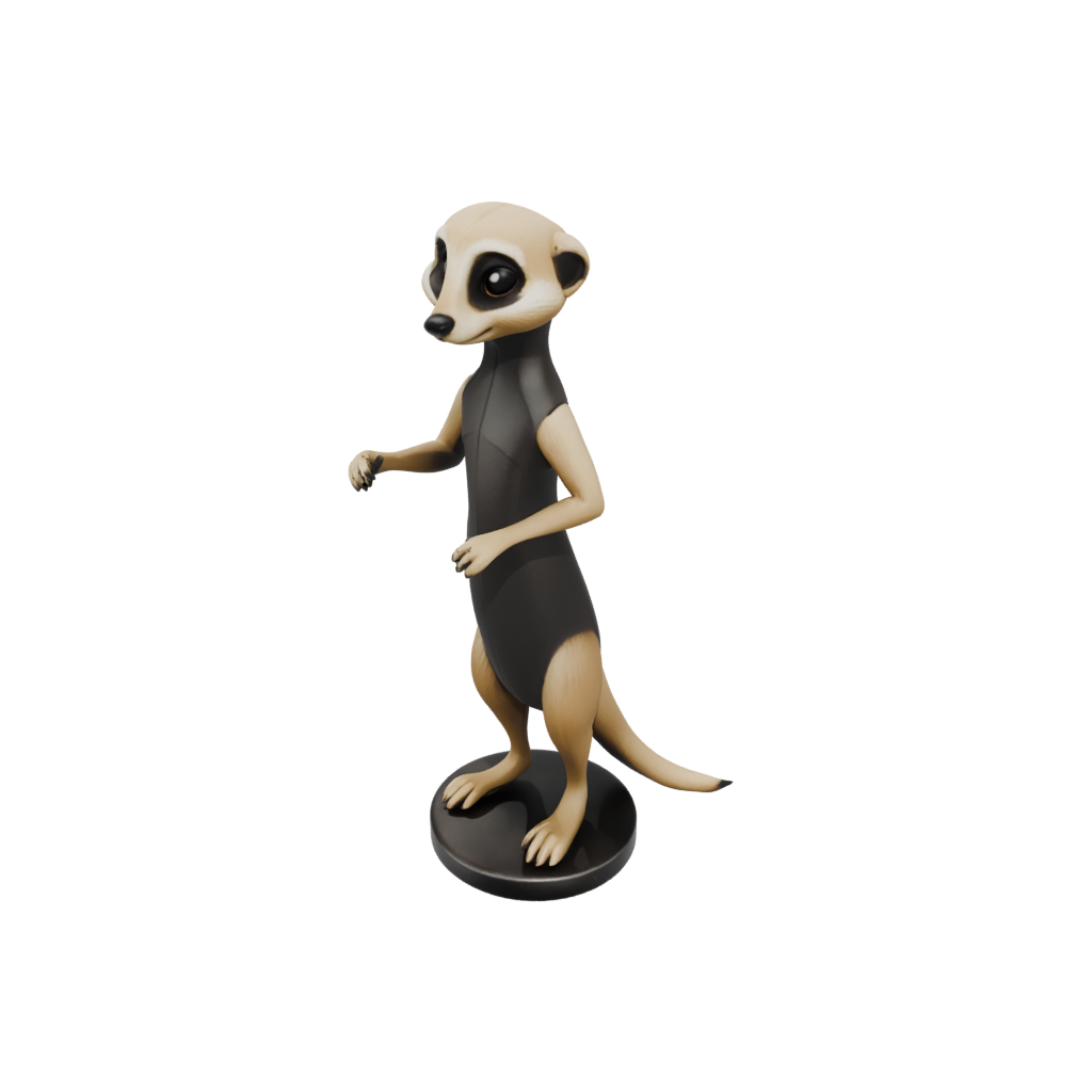 Obsidian Kawaii Flexi Meerkat