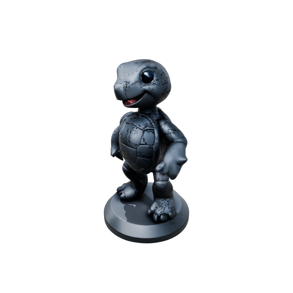 Obsidian Kawaii Flexi Sea Turtle