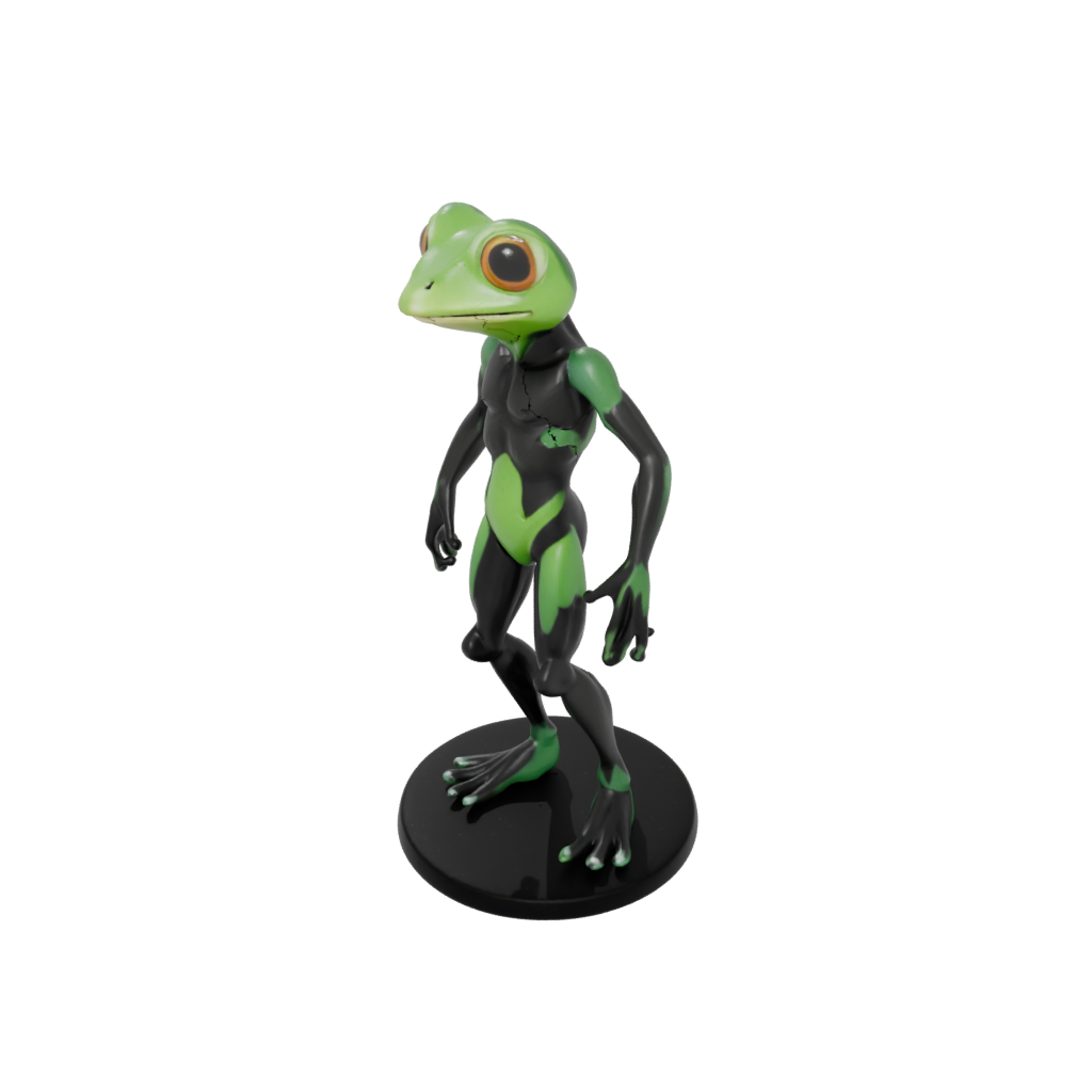 Obsidian Kawaii Flexi Tree Frog