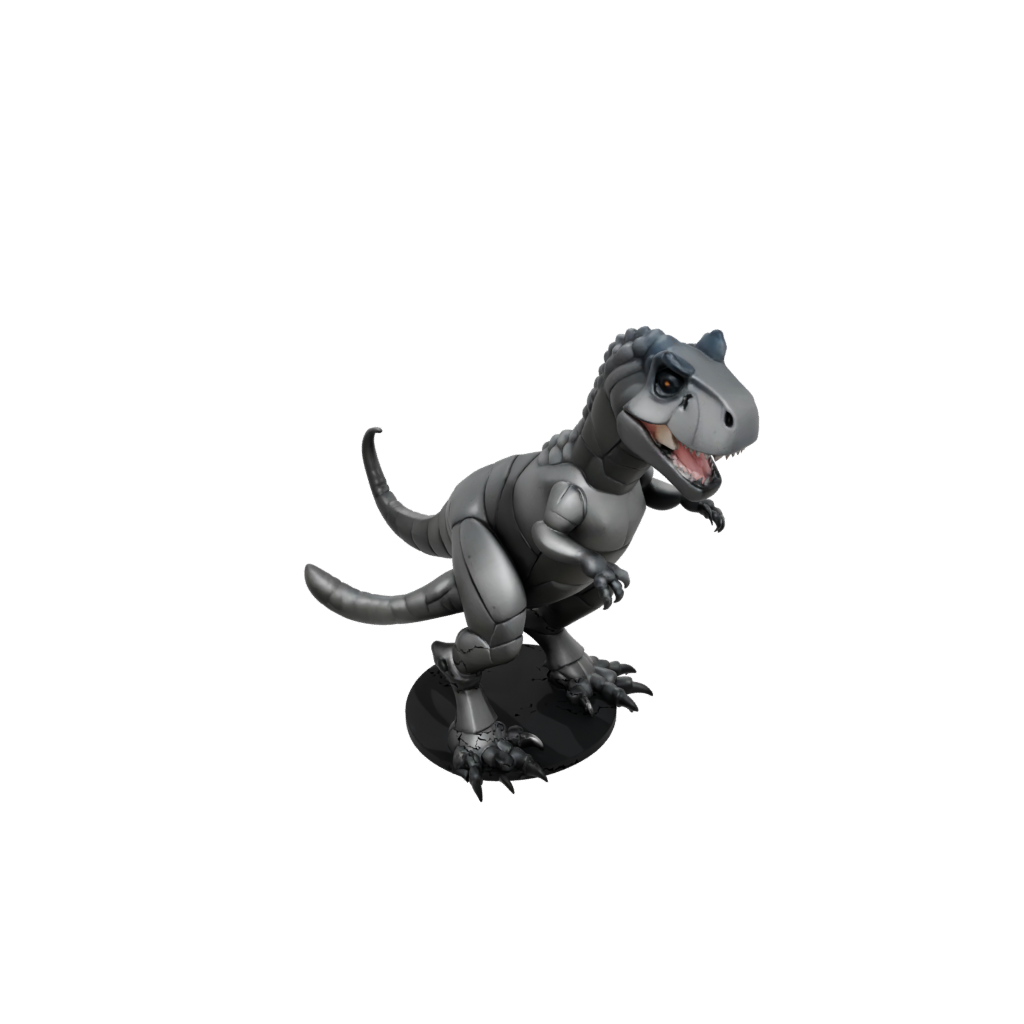 Obsidian Kawaii Flexi Tyrannosaurus Rex