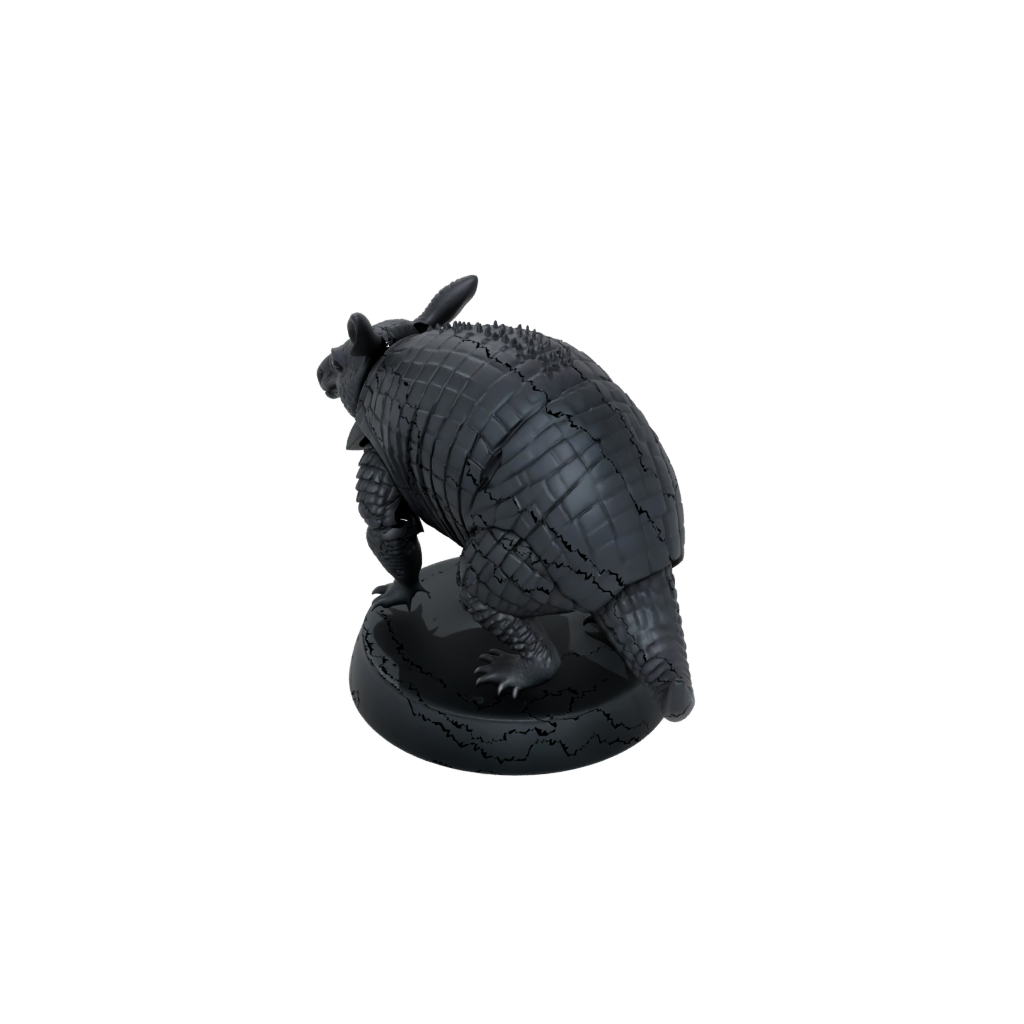 Obsidian Realistic Flexi Armadillo