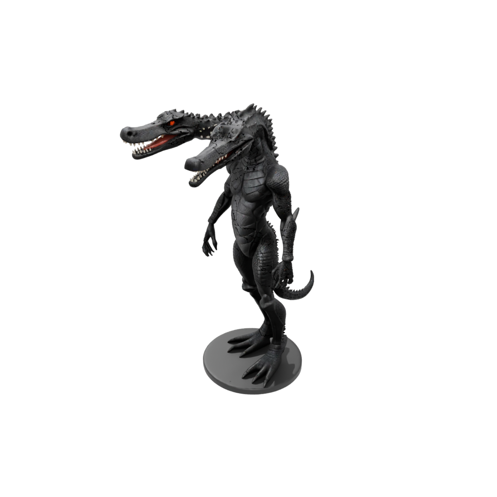 Obsidian Realistic Flexi Crocodile
