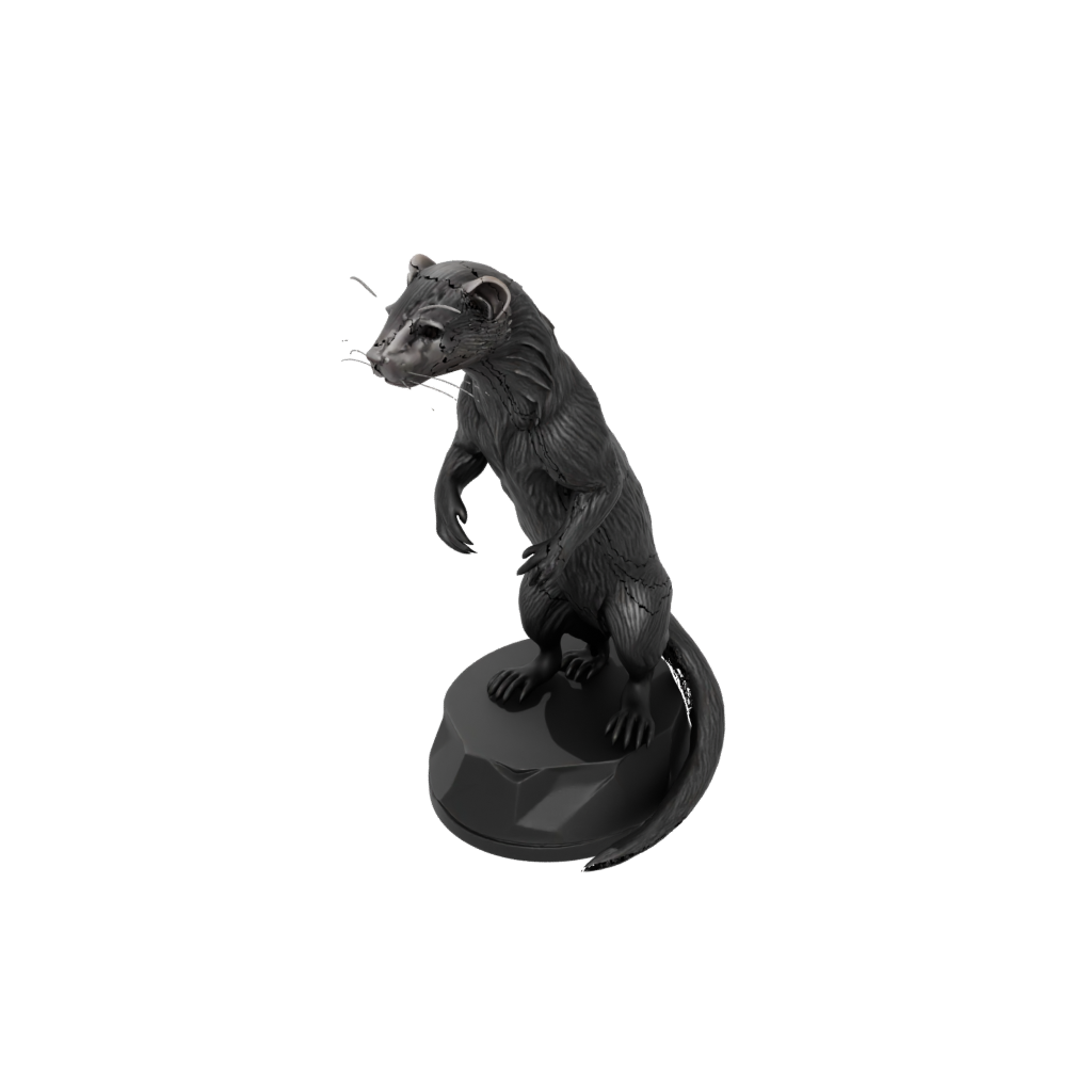 Obsidian Realistic Flexi Ferret