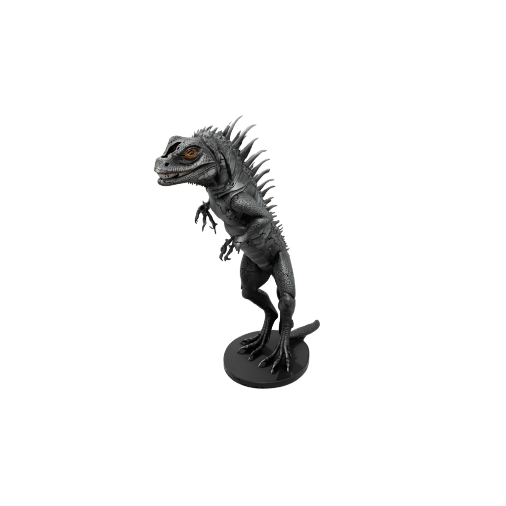 Obsidian Realistic Flexi Iguana