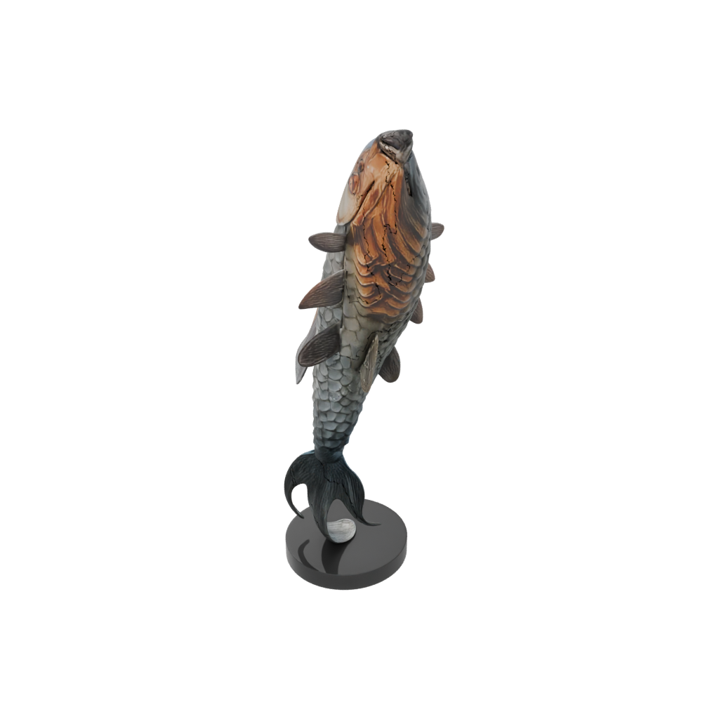 Obsidian Realistic Flexi Koi Fish