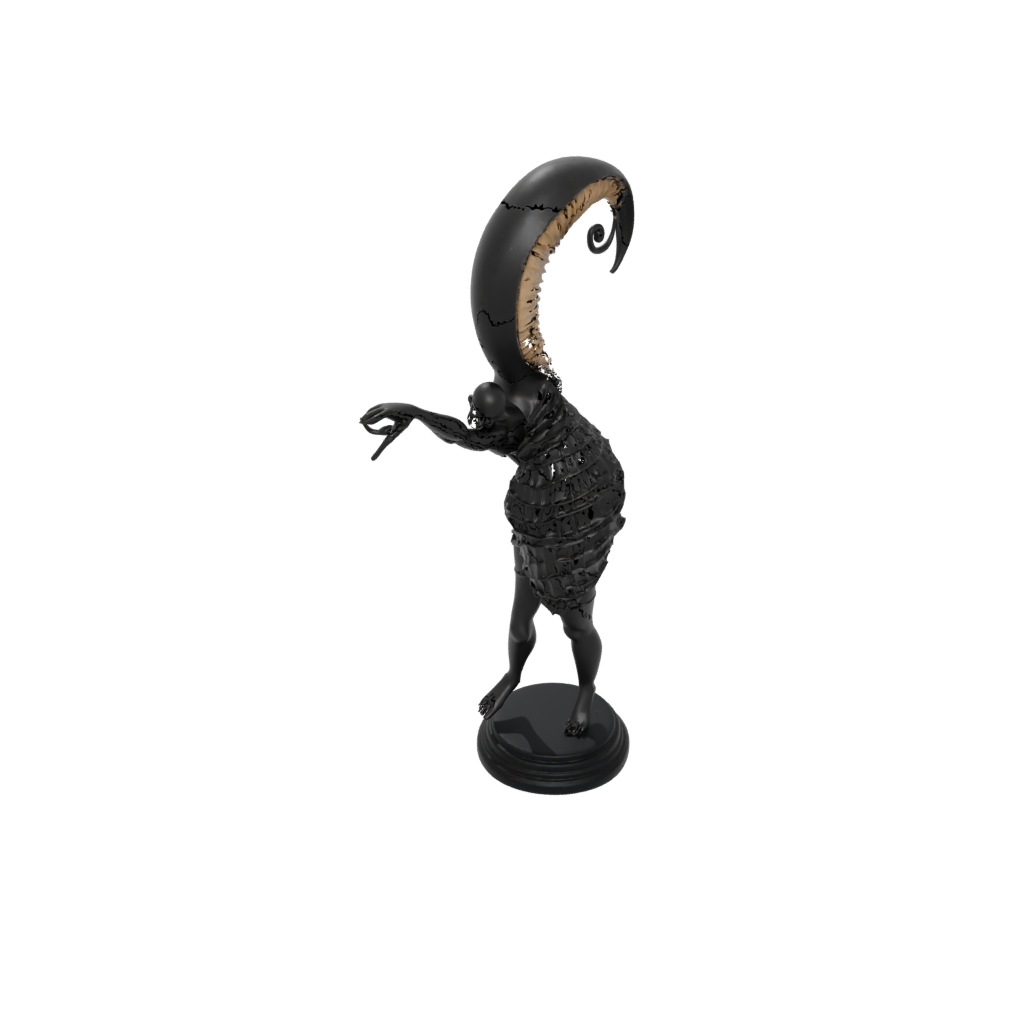 Obsidian Realistic Flexi Nautilus