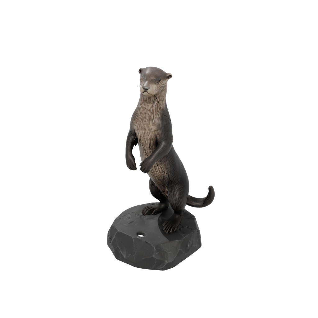 Obsidian Realistic Flexi River Otter