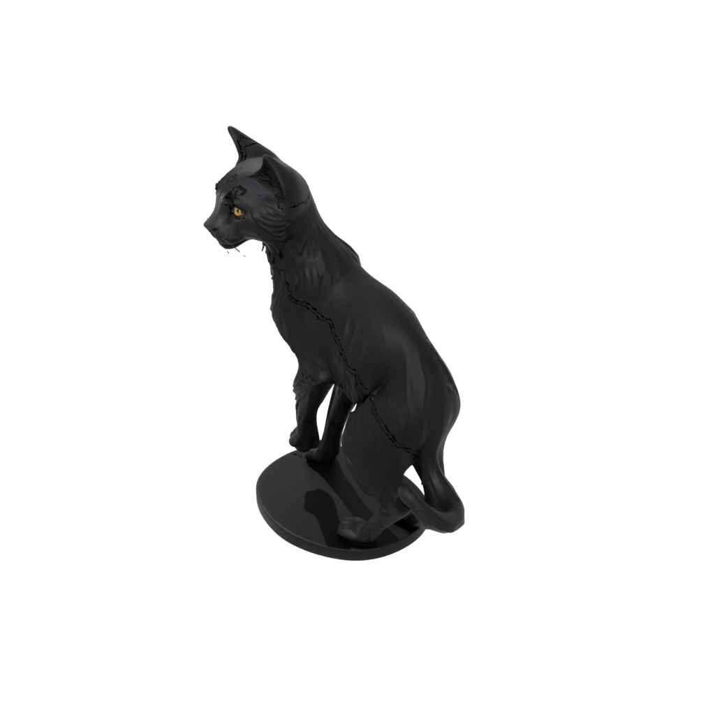 Obsidian Realistic Flexi Tabby Cat