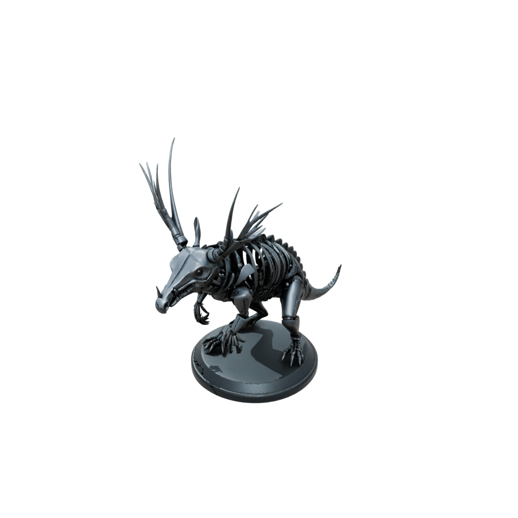 Obsidian Skeleton Flexi Armadillo