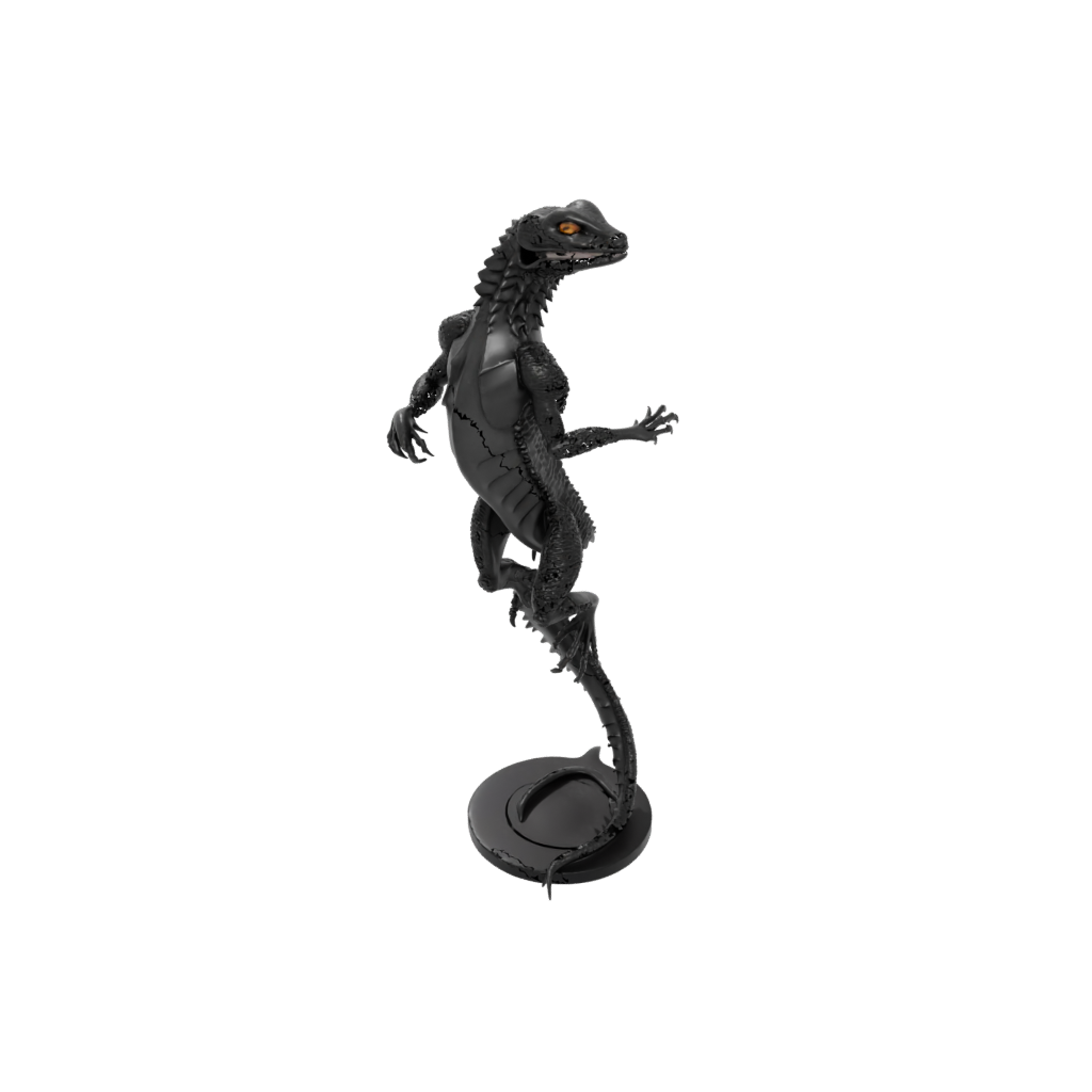 Obsidian Skeleton Flexi Bearded Dragon