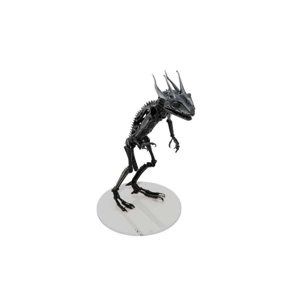 Obsidian Skeleton Flexi Chameleon