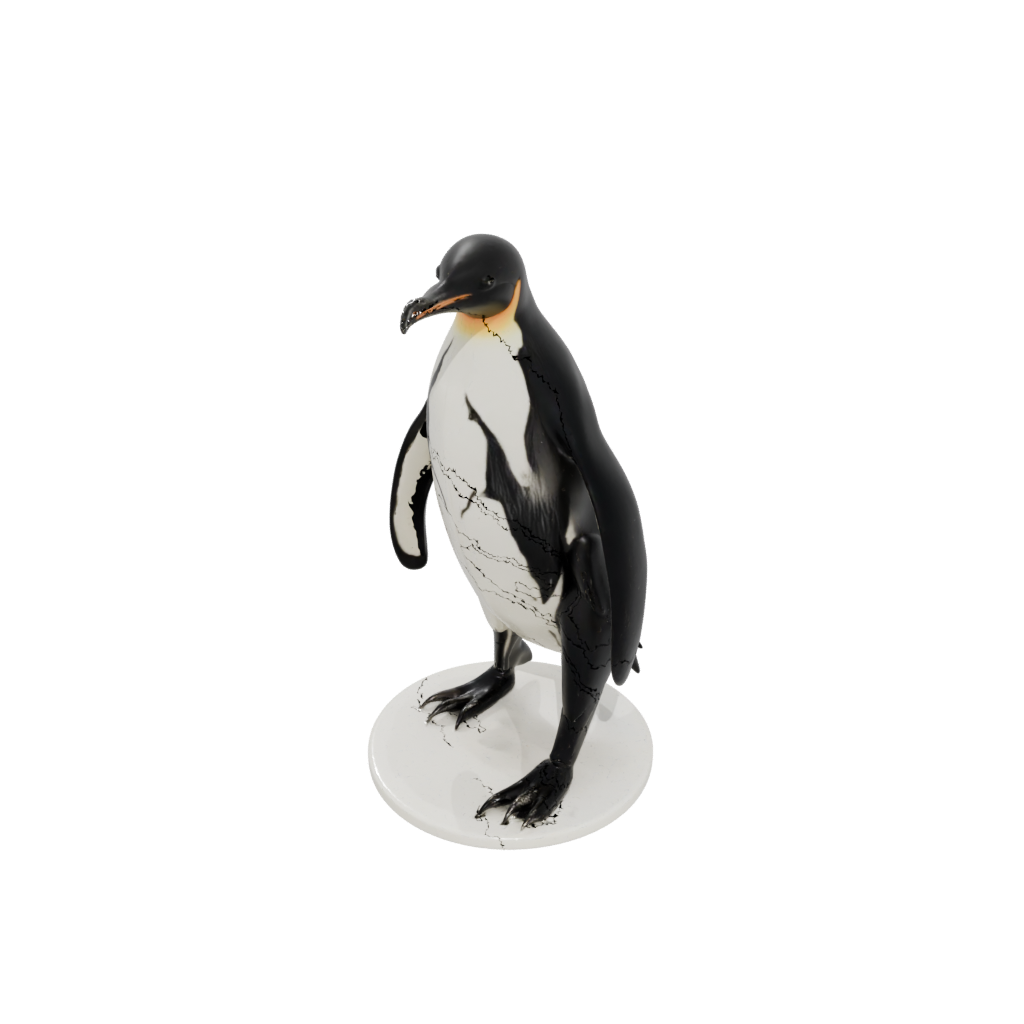 Obsidian Skeleton Flexi Emperor Penguin