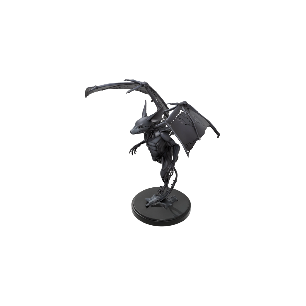 Obsidian Skeleton Flexi Fruit Bat