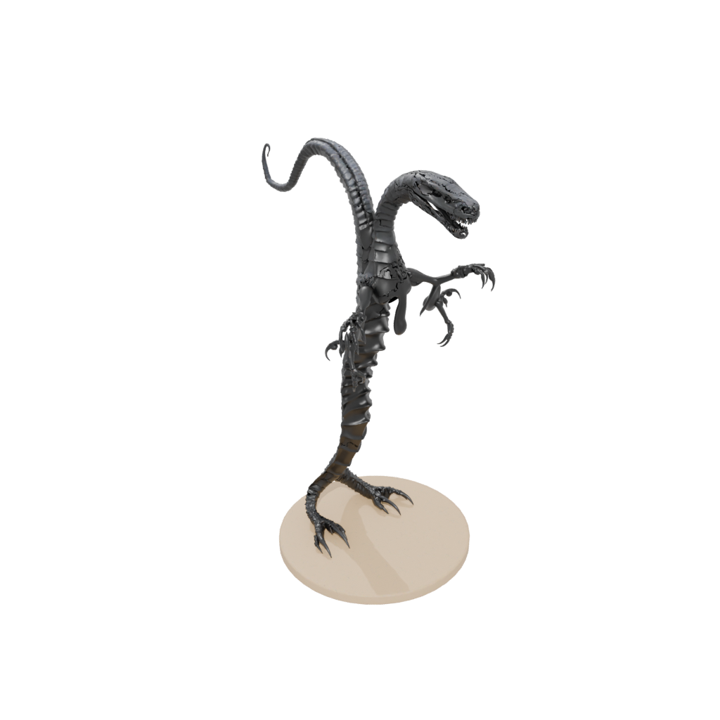 Obsidian Skeleton Flexi Rattlesnake