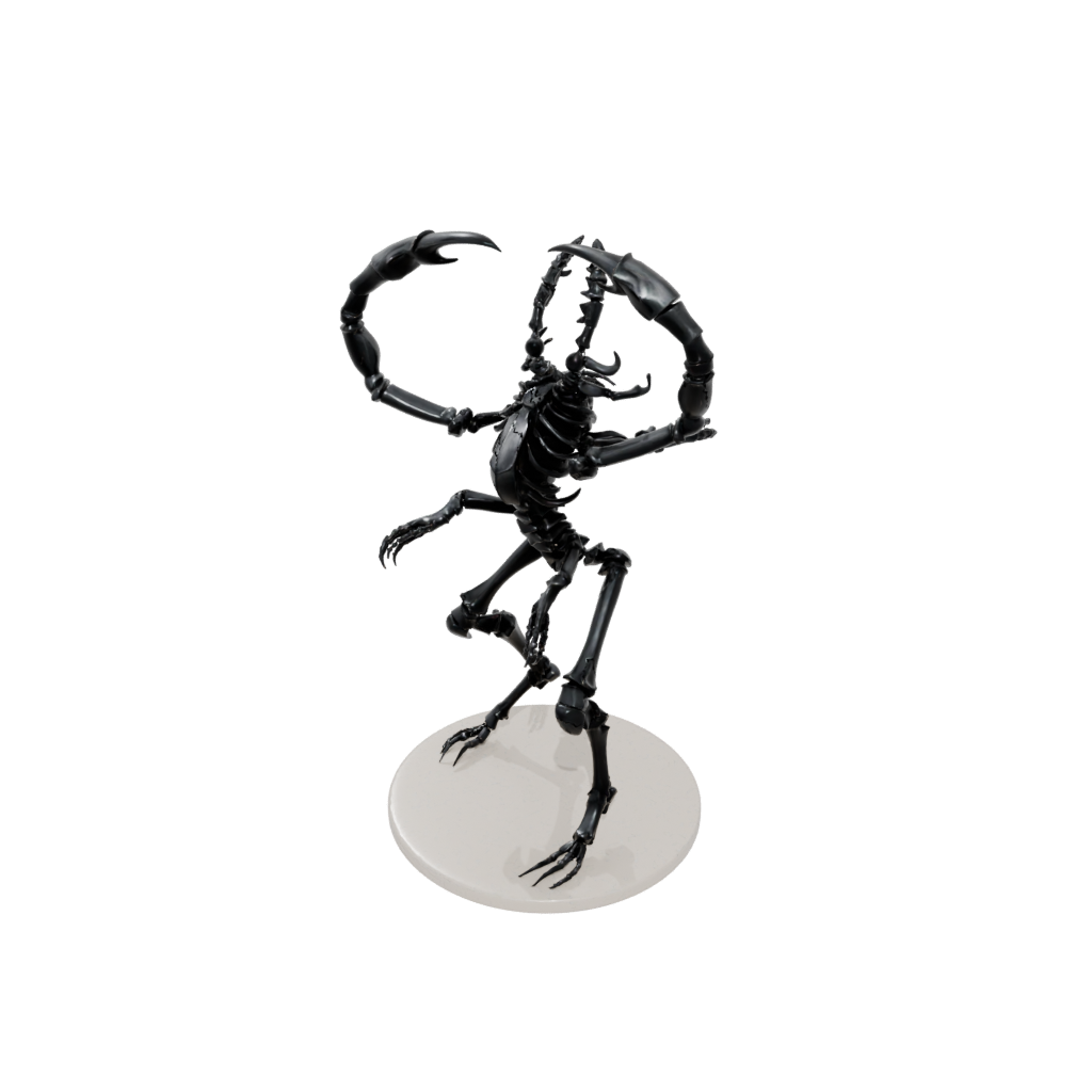 Obsidian Skeleton Flexi Scorpion