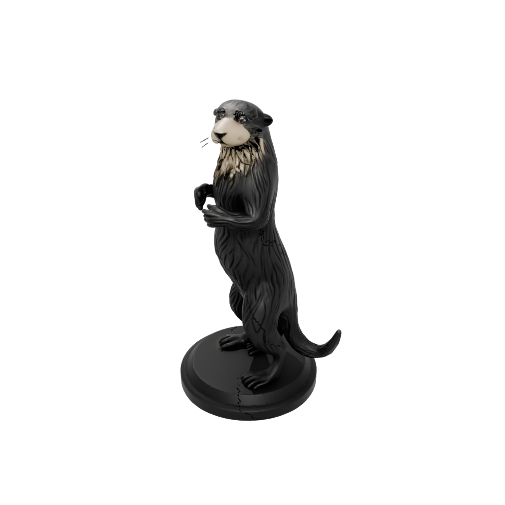 Obsidian Skeleton Flexi Sea Otter