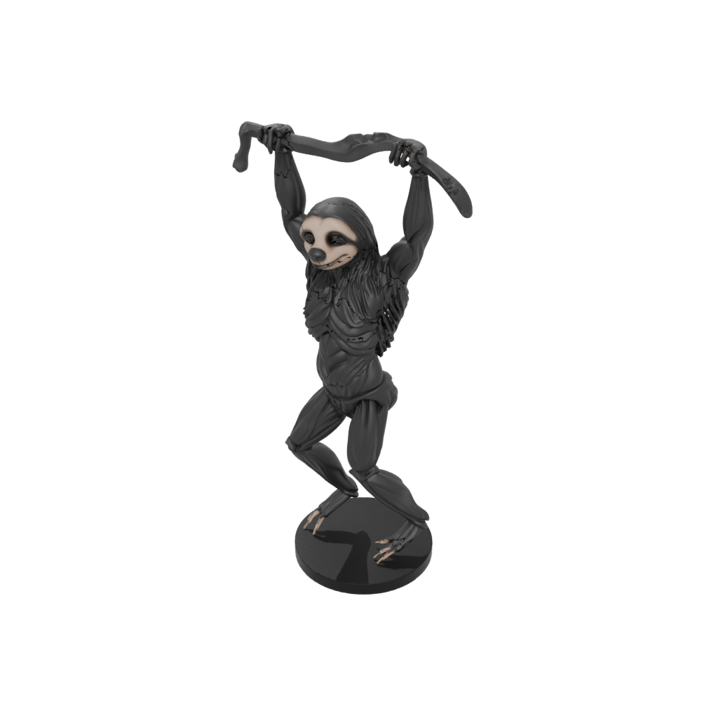 Obsidian Skeleton Flexi Sloth