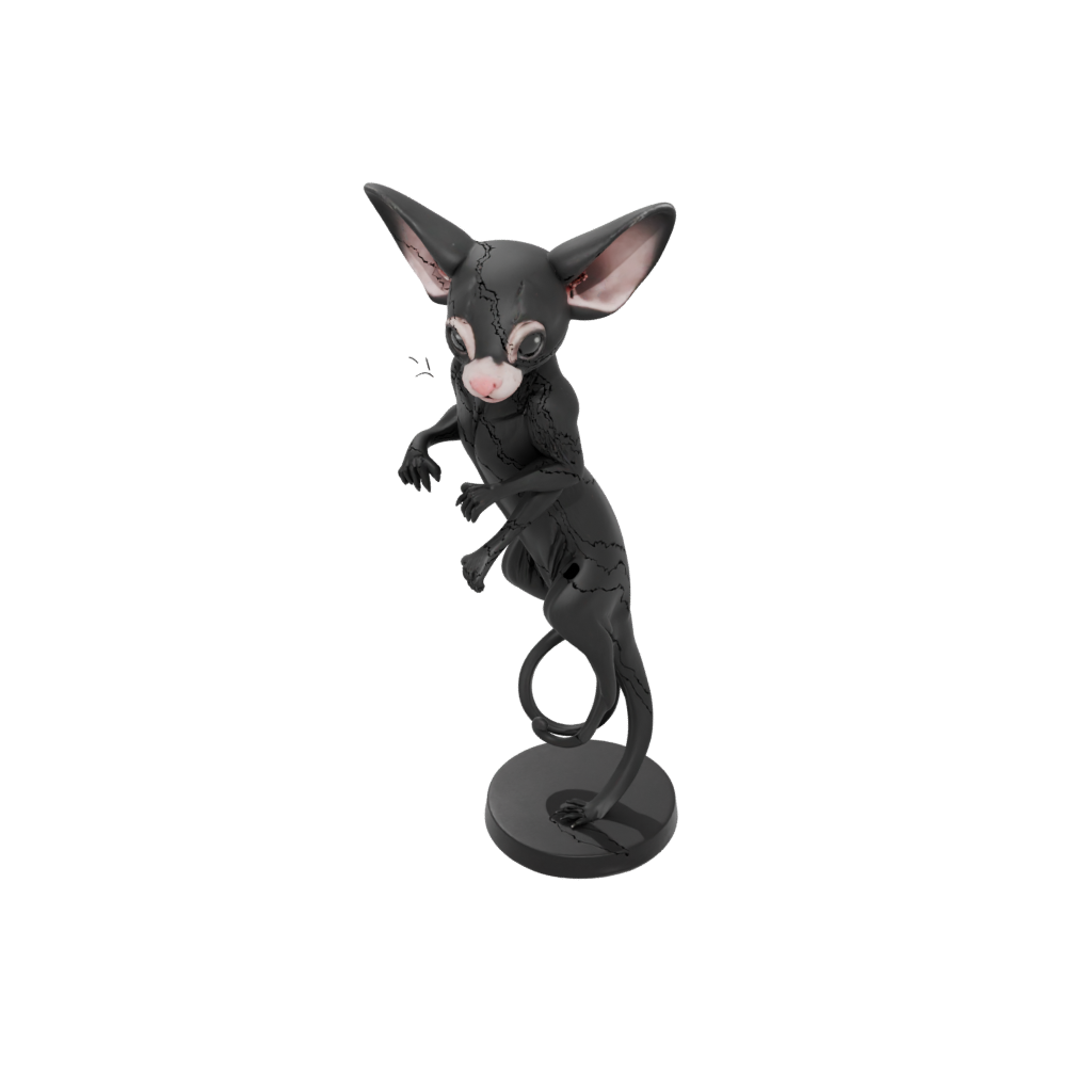 Obsidian Skeleton Flexi Sugar Glider