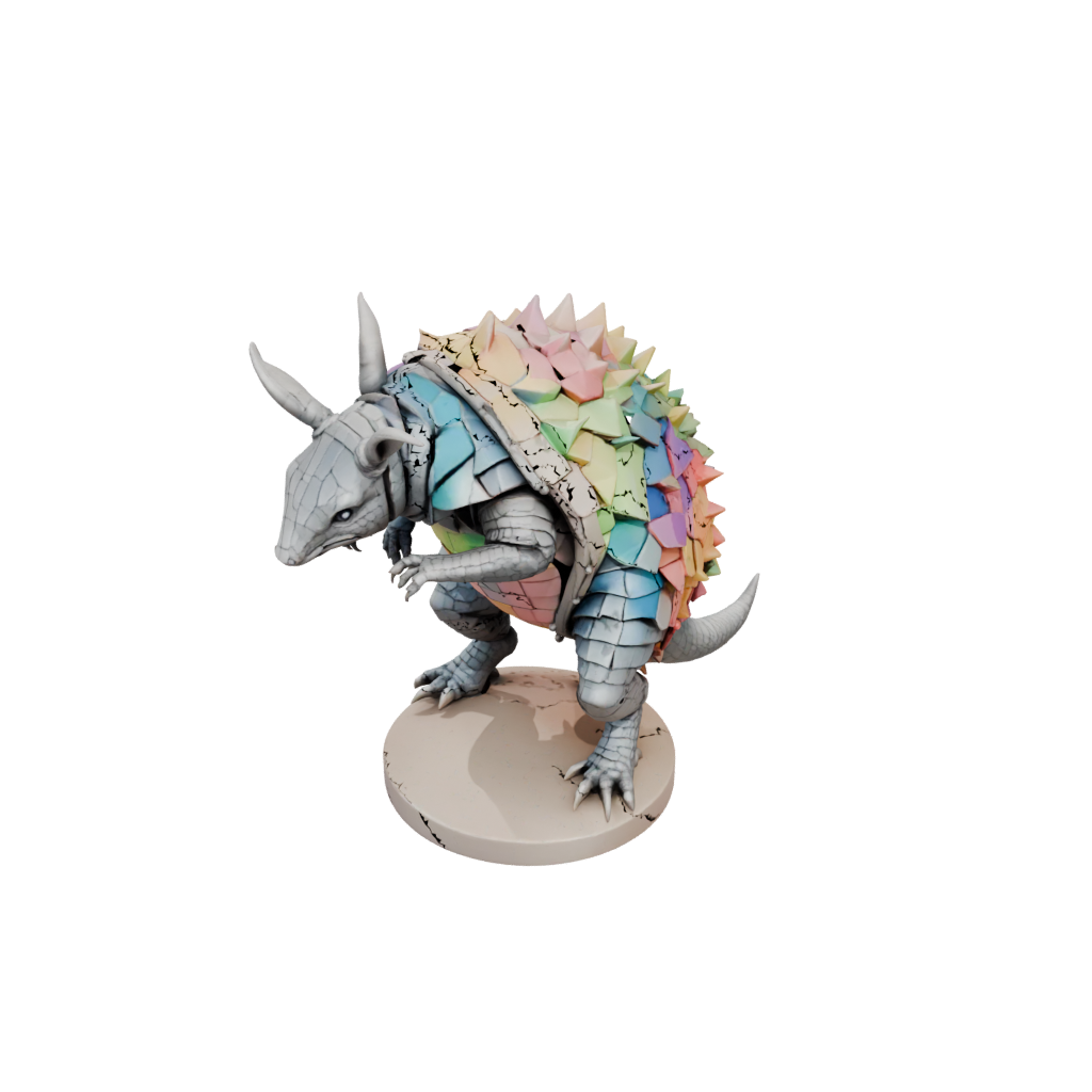 Pastel Armored Flexi Armadillo