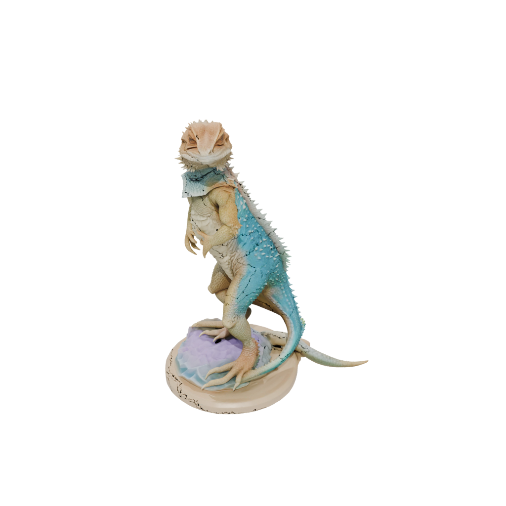 Pastel Armored Flexi Bearded Dragon