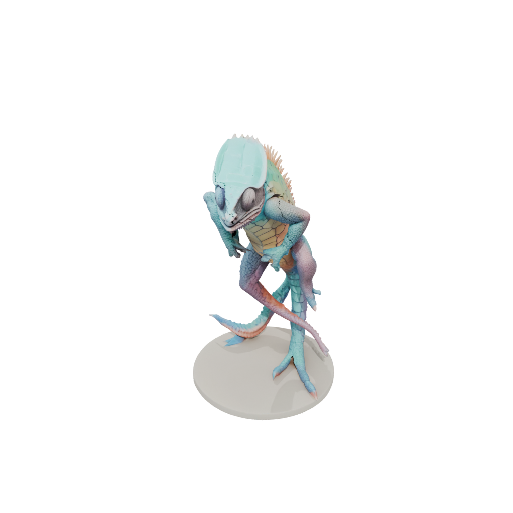 Pastel Armored Flexi Chameleon