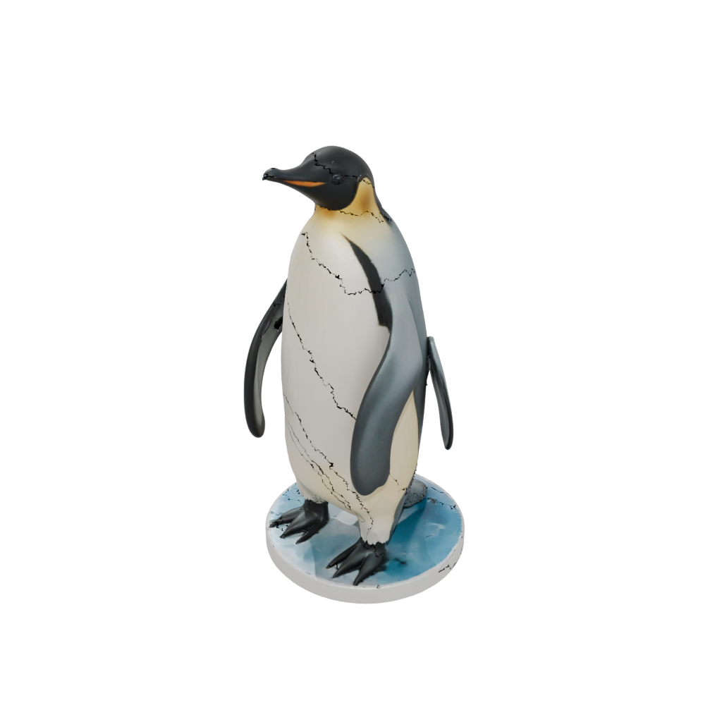 Pastel Armored Flexi Emperor Penguin