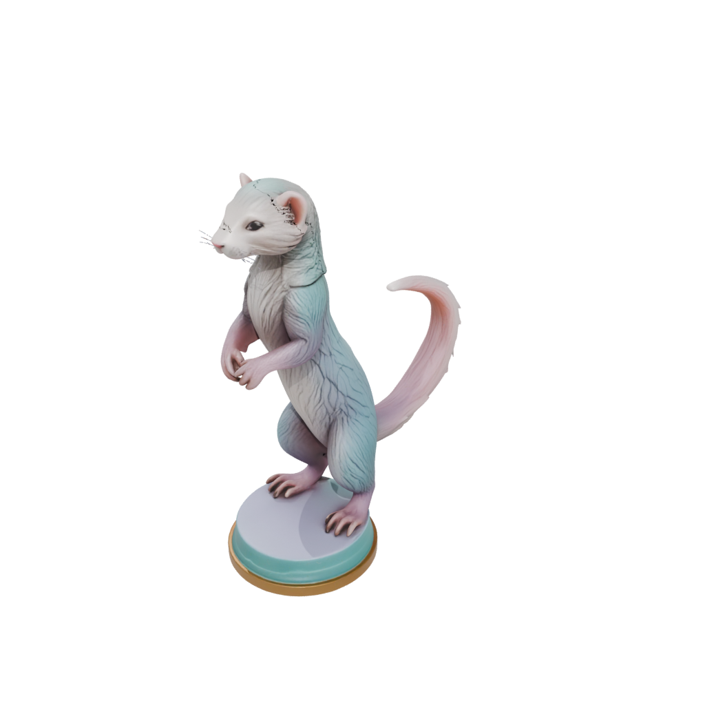 Pastel Armored Flexi Ferret