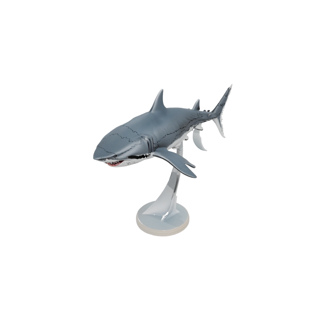 Pastel Armored Flexi Great White Shark