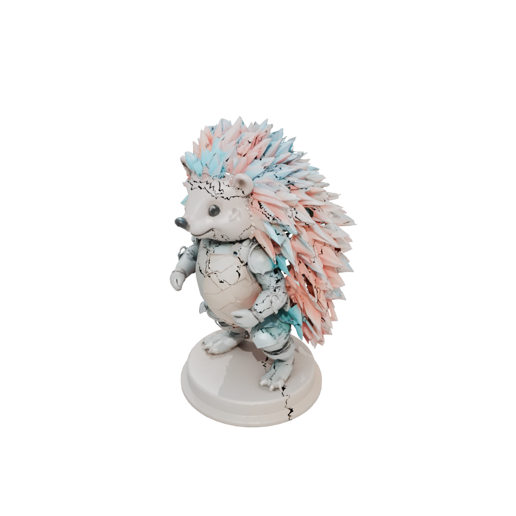 Pastel Armored Flexi Hedgehog